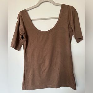 Buttercream Clothing Ballet Scoop Neck Short Sleeve Shirt